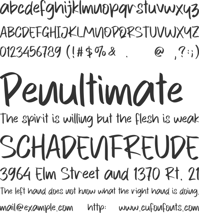 Tokyo Rockstar font preview