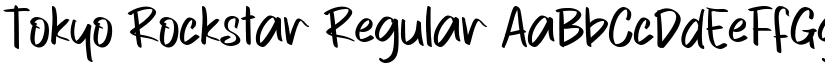 Tokyo Rockstar Regular font