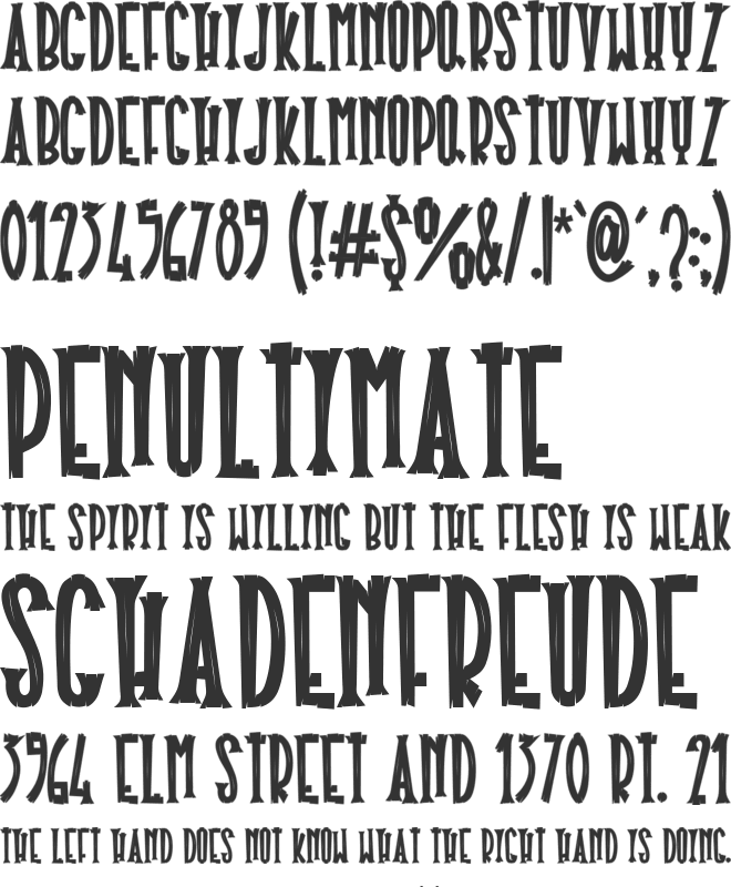 Halloween Plaque font preview