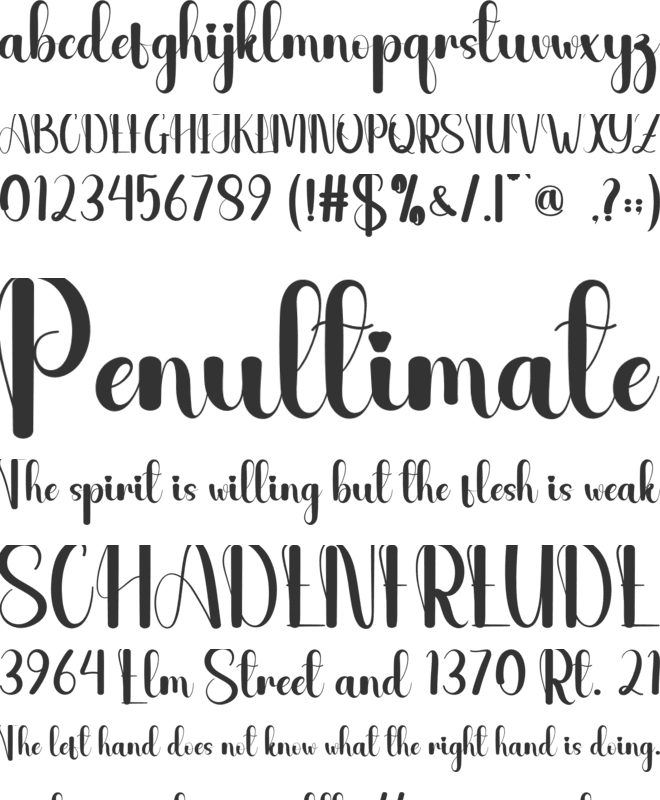 Jackstone font preview