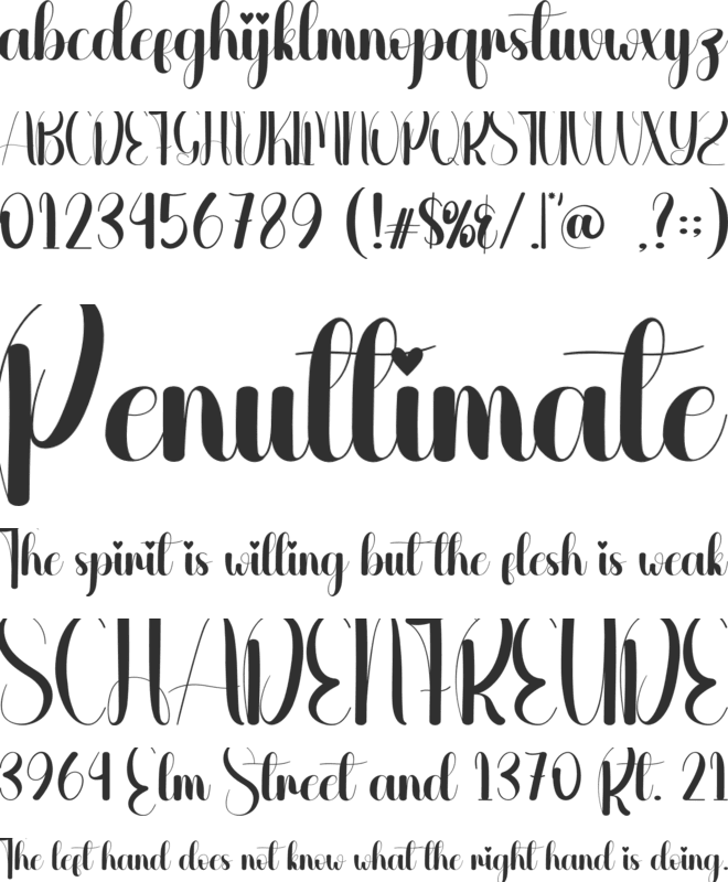 Open font preview