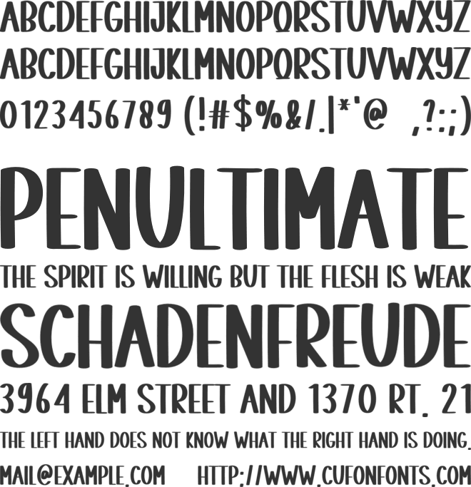 Indoor Design font preview