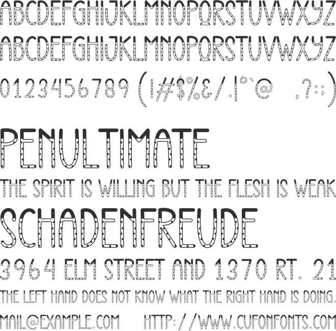 Browse font preview