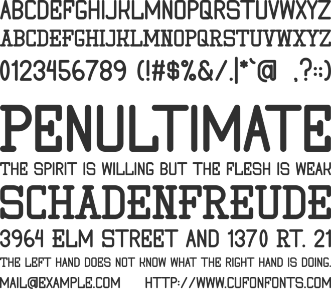 LunarDream font preview