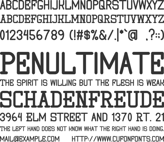 LunarDream font preview