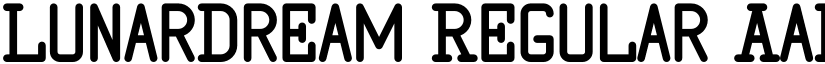 LunarDream Regular font