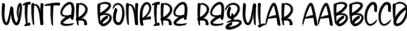 Winter Bonfire Regular font