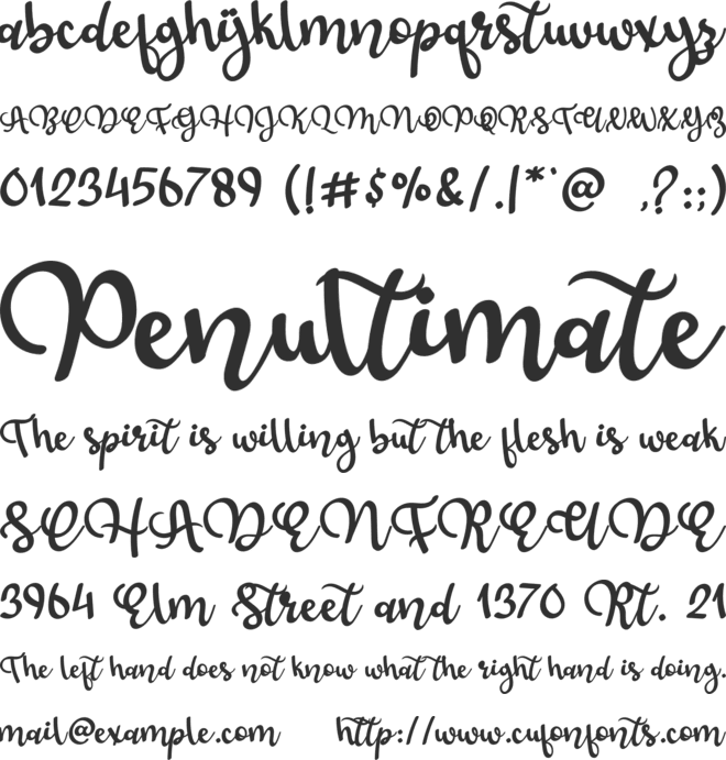 Ghost Fantasy font preview
