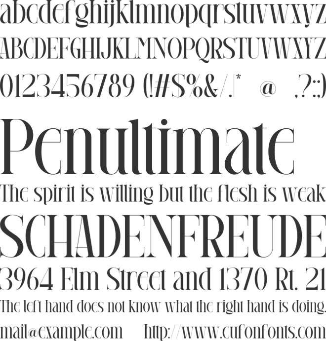 Meaglez font preview