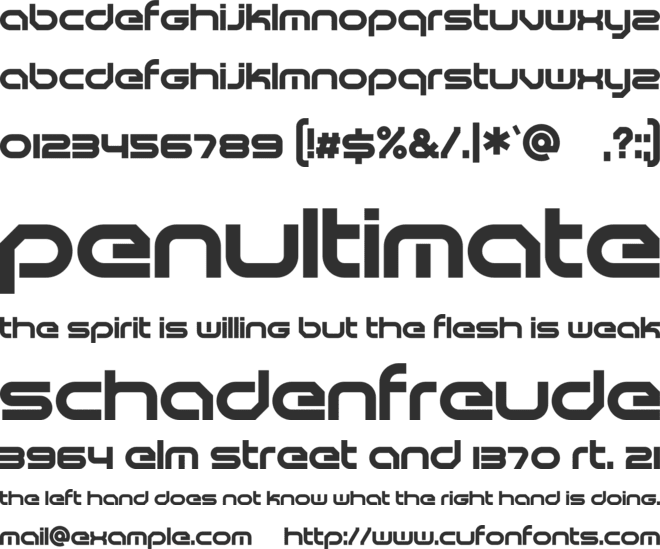 Magnetic font preview