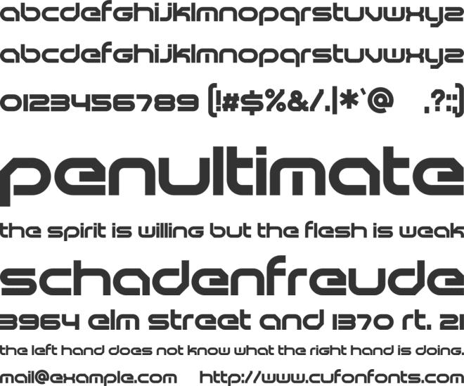 Magnetic font preview