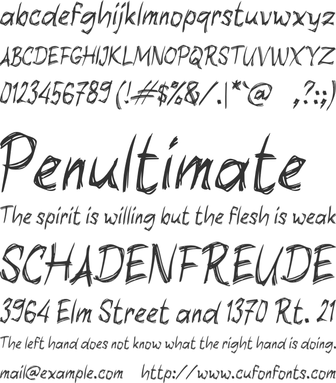 i Imbas font preview