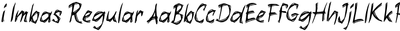 i Imbas Regular font