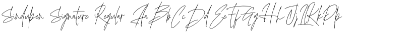 Sindupen Signature font download