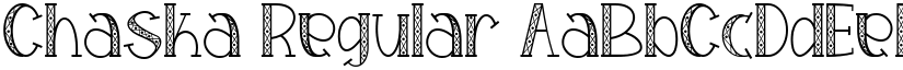 Chaska Regular font