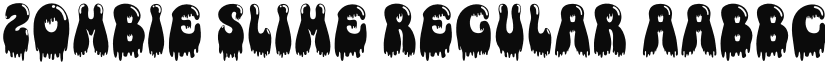 Zombie Slime font download