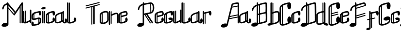 Musical Tone Regular font