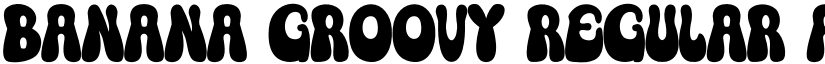 Banana Groovy Regular font