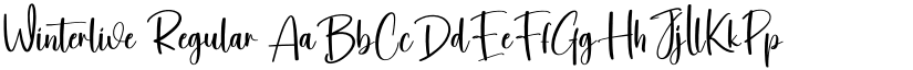 Winterlive Regular font
