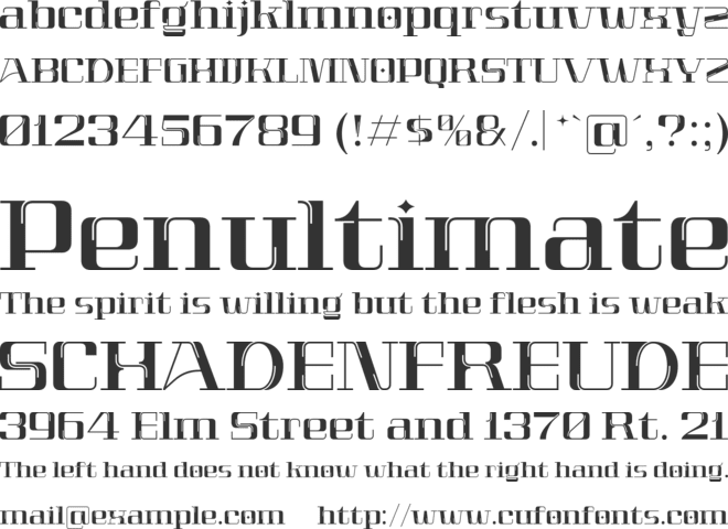 Astroviz font preview