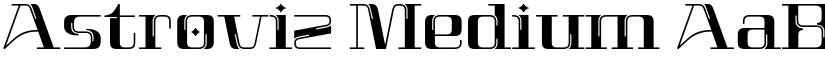 Astroviz Medium font