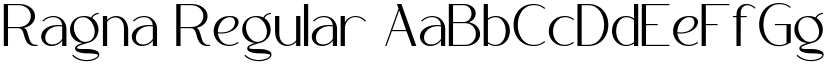 Ragna Regular font
