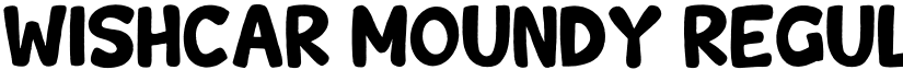 Wishcar Moundy Regular font