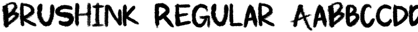Brushink Regular font