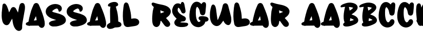 Wassail Regular font
