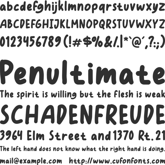 Helwa font preview