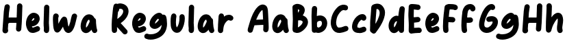 Helwa Regular font