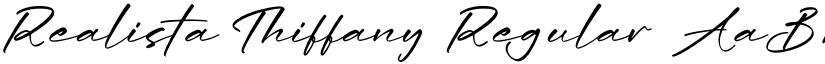 Realista Thiffany Regular font