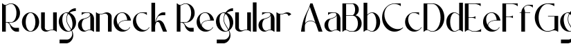 Rouganeck Regular font