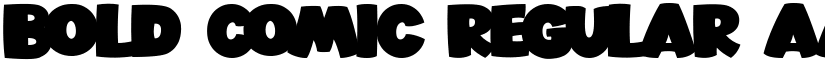 Bold Comic Regular font