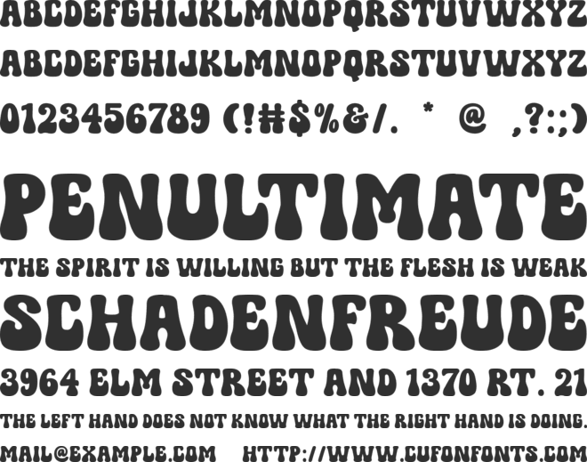 Feeling Beachy font preview