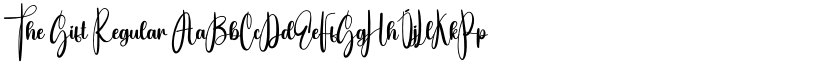 The Gift Regular font