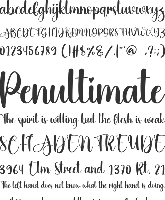 Beautiful Barbies font preview