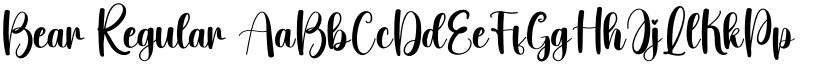 Bear Regular font
