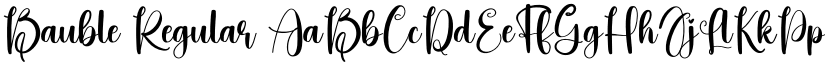 Bauble Regular font