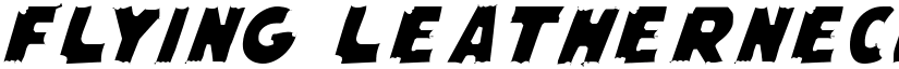 Flying Leatherneck Light font