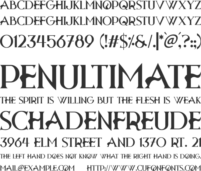 Halloween Fears font preview