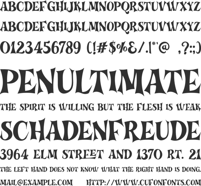Ghosteen font preview