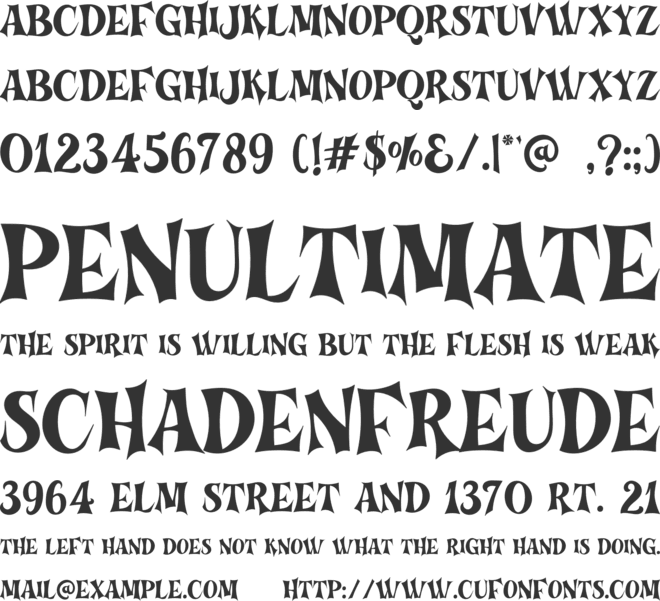 Ghosteen font preview