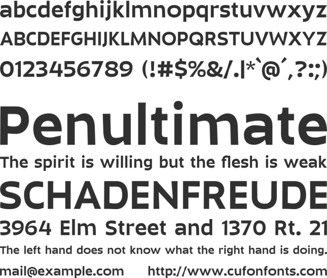 Mac Sans font preview