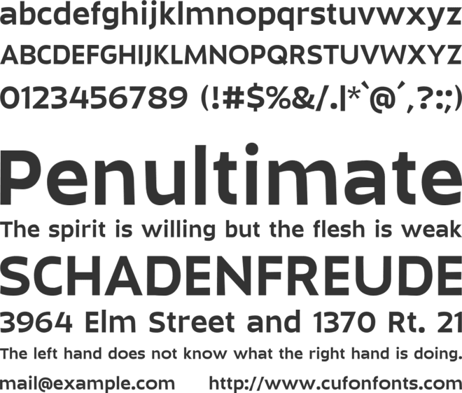 Mac Sans font preview