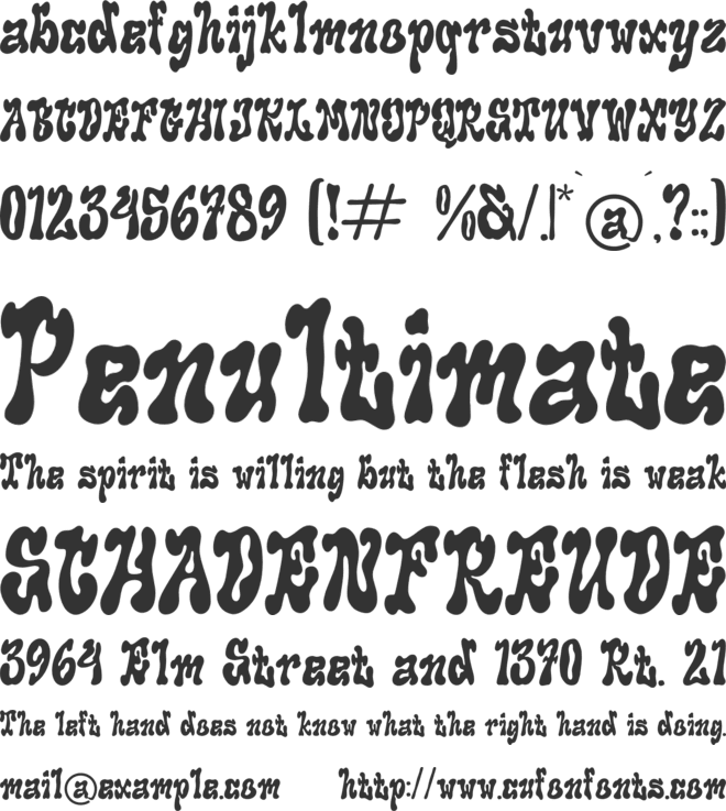 Heroes Voltage font preview