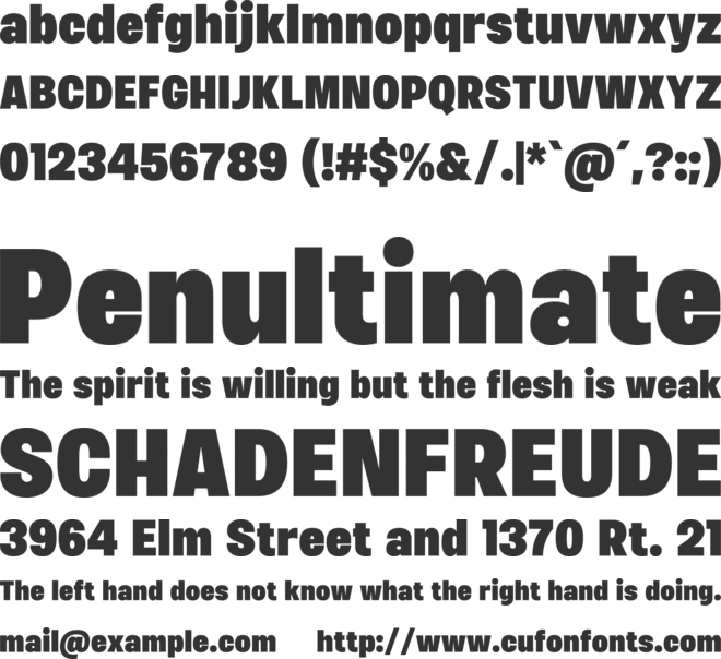 Halagar font preview