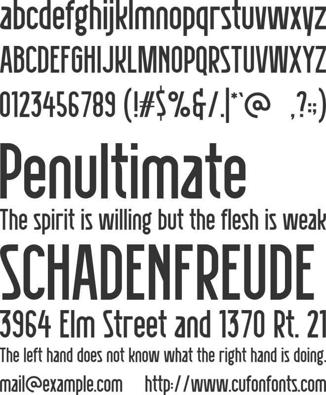 ALLASKA font preview