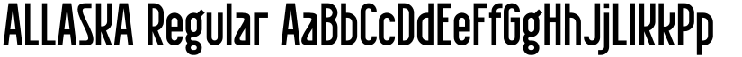 ALLASKA Regular font