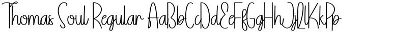 Thomas Soul Regular font